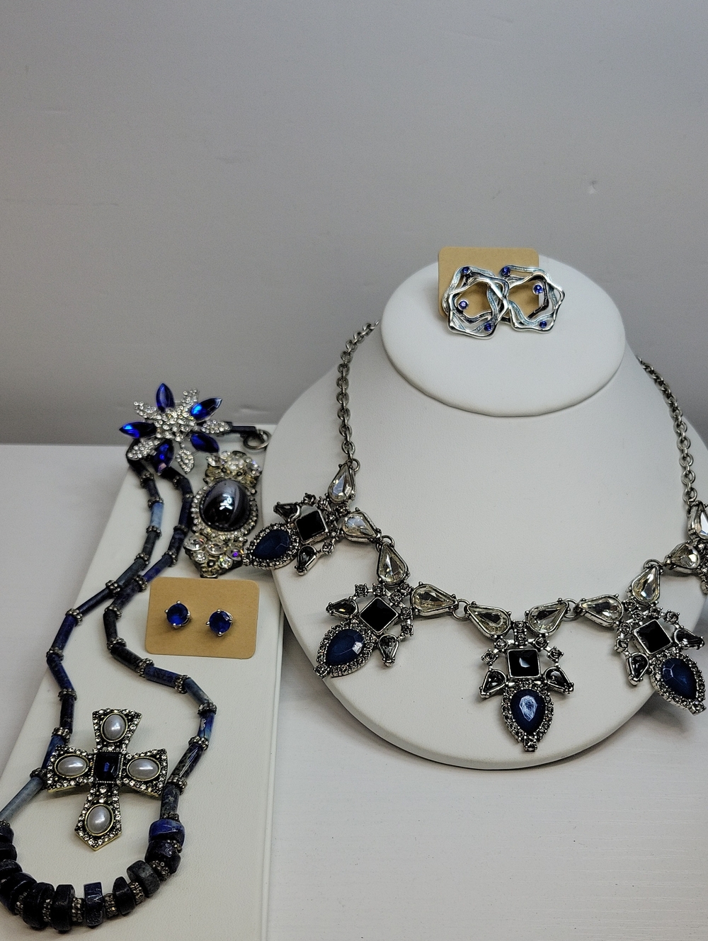 Blue and Silver Jewelry Bundle
